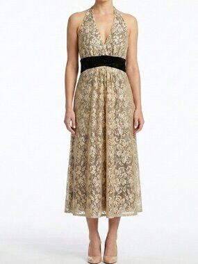 Jonathan Martin Lace Halter Cocktail Dress NEW Sz. 10